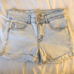 High-Waisted Jean Shorts